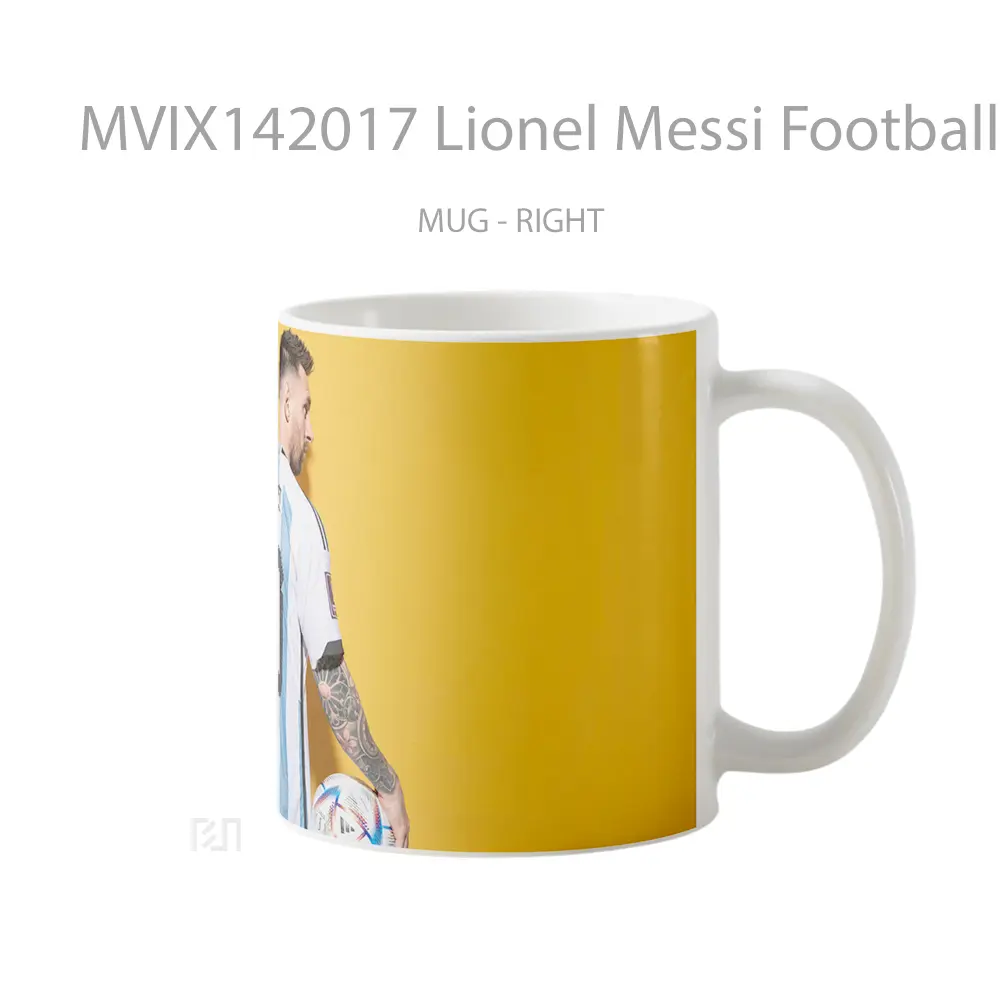 Mug Lionel Messi Football Gelas Hewan Lucu - All-side / Desain