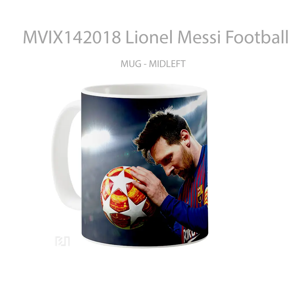 Mug Lionel Messi Football Gelas Hewan Lucu - All-side / Desain