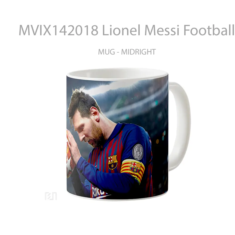 Mug Lionel Messi Football Gelas Hewan Lucu - All-side / Desain