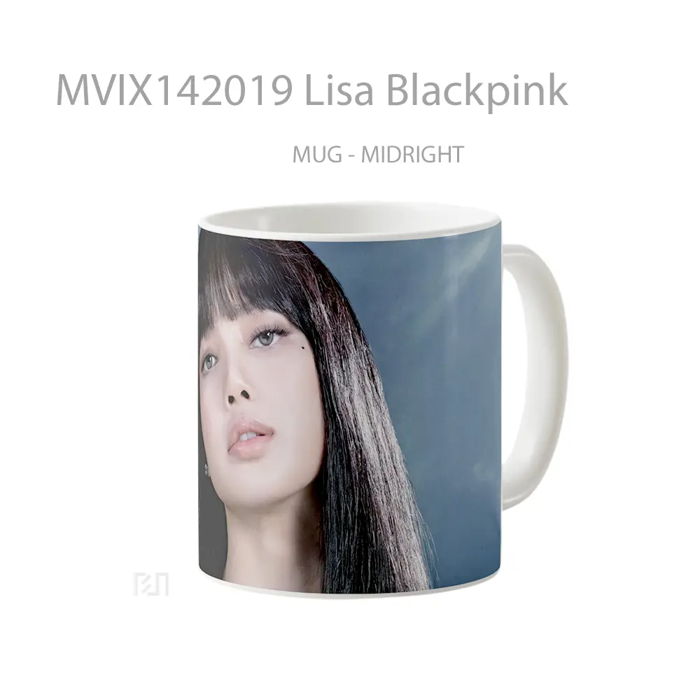 Mug Lisa Blackpink Gelas Keramik Unik - All-side / Desain
