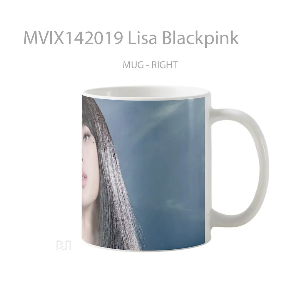Mug Lisa Blackpink Gelas Keramik Unik - All-side / Desain
