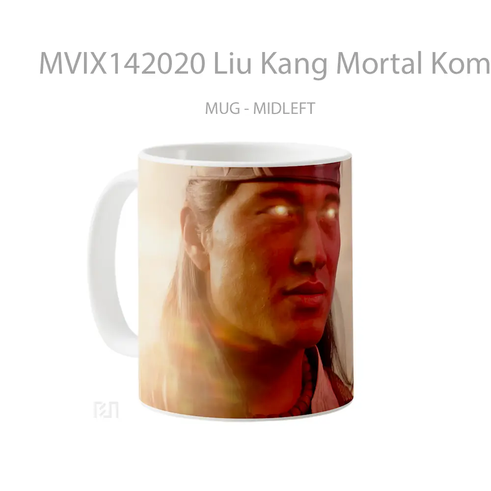 Mug Liu Kang Mortal Kombat 1 Game Cangkir Gamer - All-side / Desain