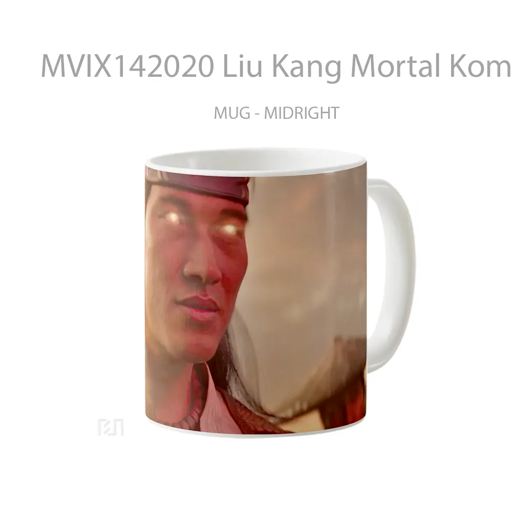 Mug Liu Kang Mortal Kombat 1 Game Cangkir Gamer - All-side / Desain