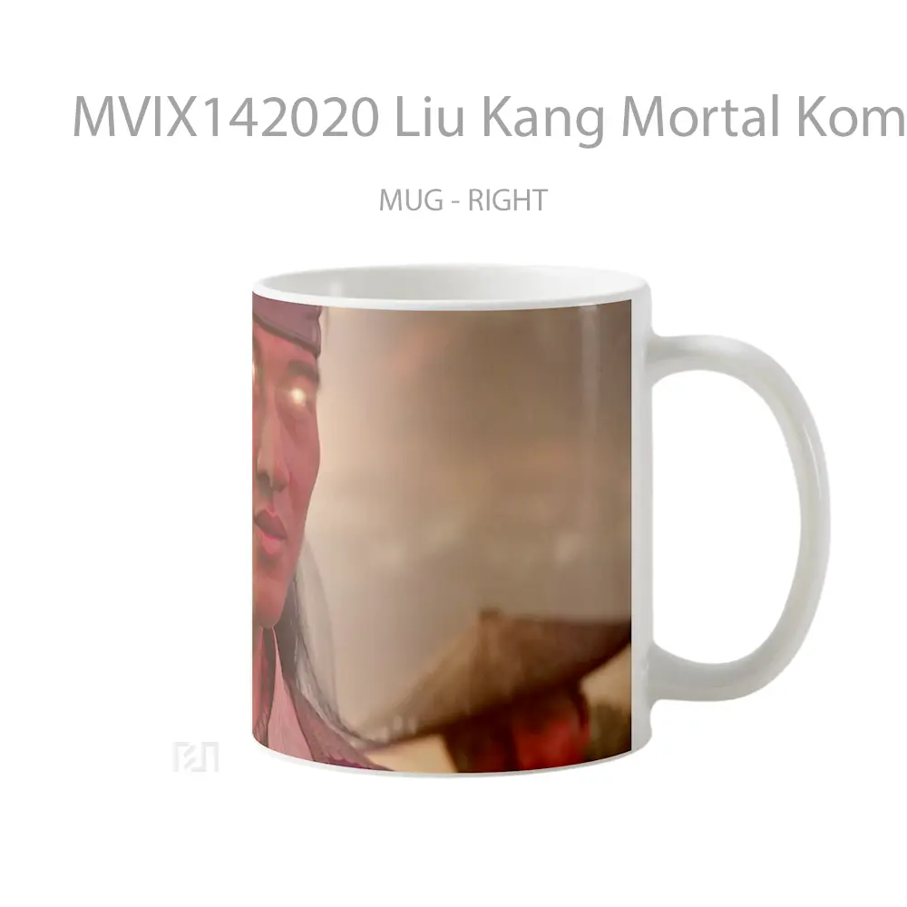 Mug Liu Kang Mortal Kombat 1 Game Cangkir Gamer - All-side / Desain