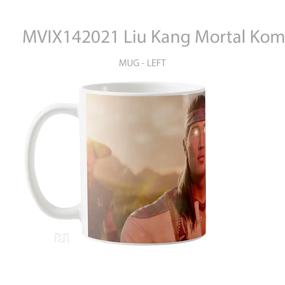 Mug Liu Kang Mortal Kombat 1 Gelas Keramik Unik - All-side / Desain