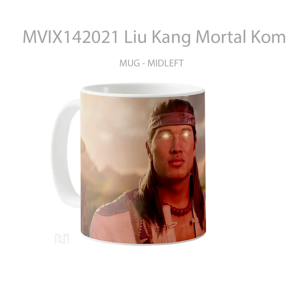 Mug Liu Kang Mortal Kombat 1 Gelas Keramik Unik - All-side / Desain