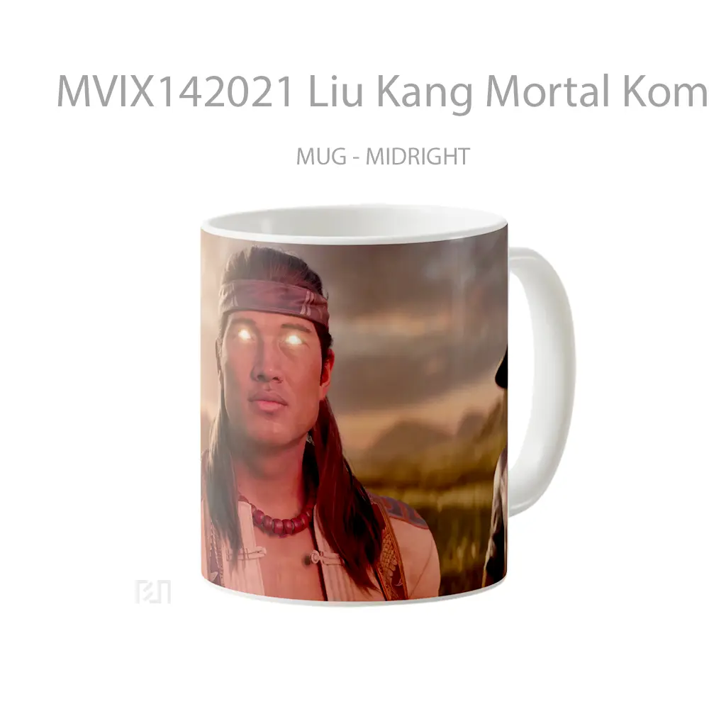 Mug Liu Kang Mortal Kombat 1 Gelas Keramik Unik - All-side / Desain