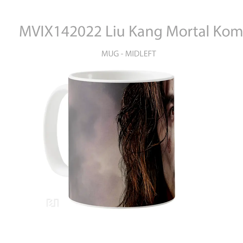 Mug Liu Kang Mortal Kombat 2 Poster Gelas Keramik Unik - All-side / Desain