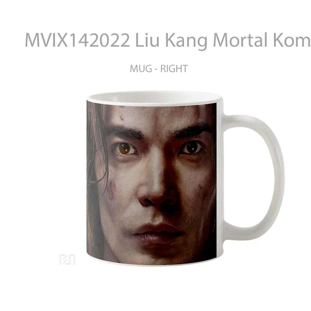 Mug Liu Kang Mortal Kombat 2 Poster Gelas Keramik Unik - All-side / Desain