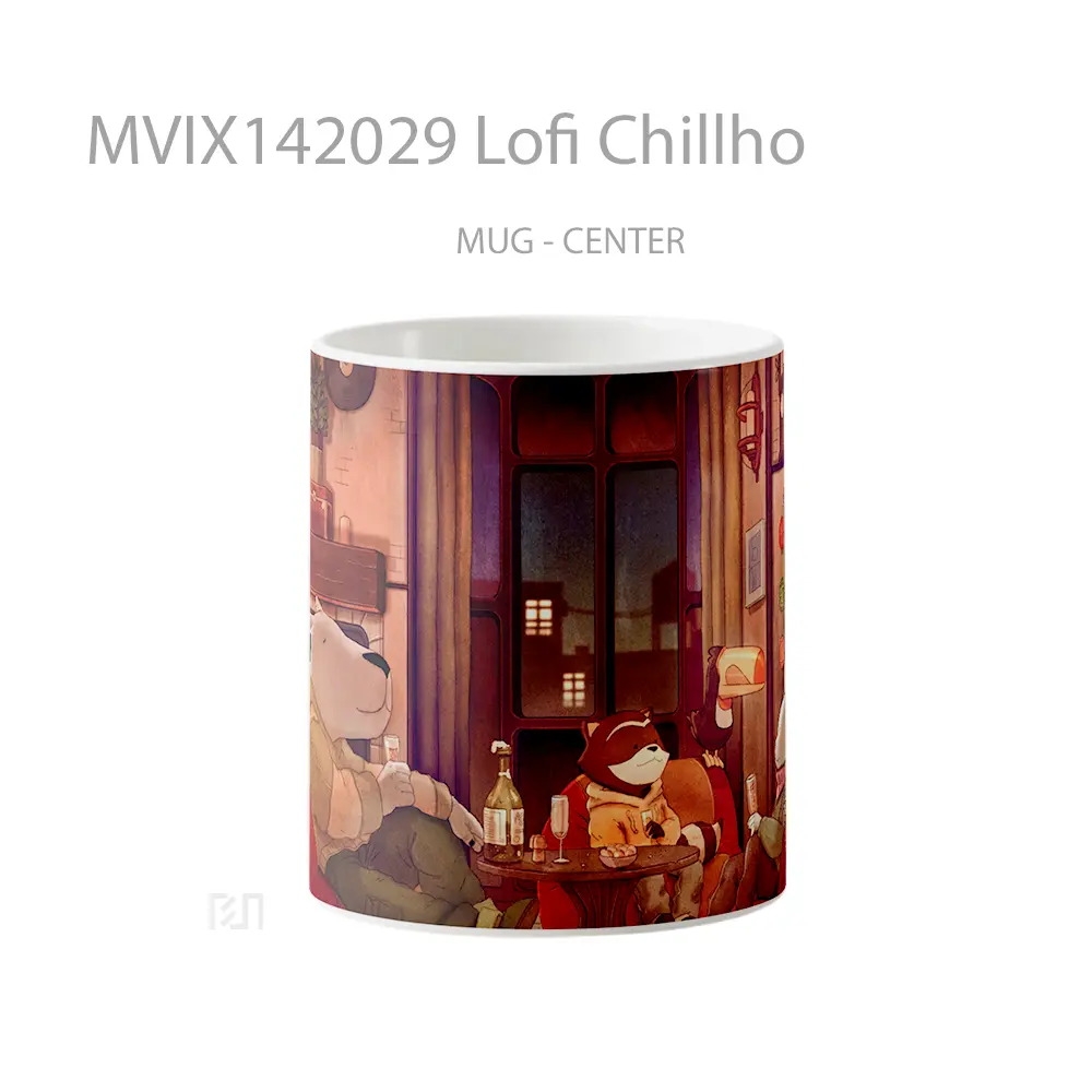 Mug Lofi Chillho Gelas Keramik Unik