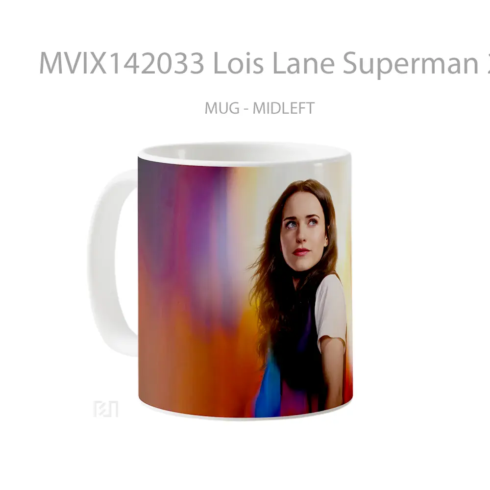 Mug Lois Lane Superman 2025 Rachel Brosnahan Gelas Superhero - All-side / Desain