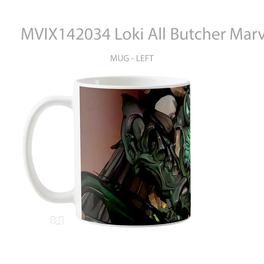 Mug Loki All Butcher Marvel Rivals Ski Gelas Superhero - All-side / Desain