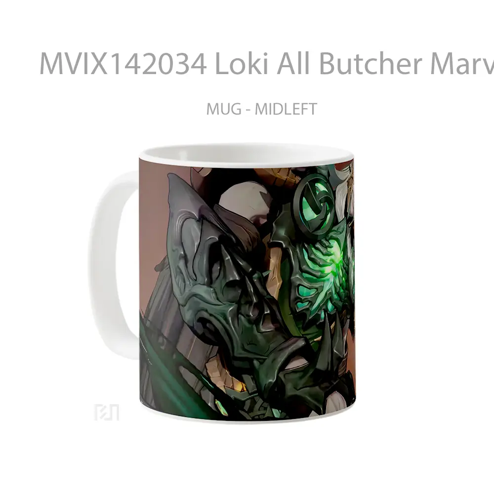 Mug Loki All Butcher Marvel Rivals Ski Gelas Superhero - All-side / Desain