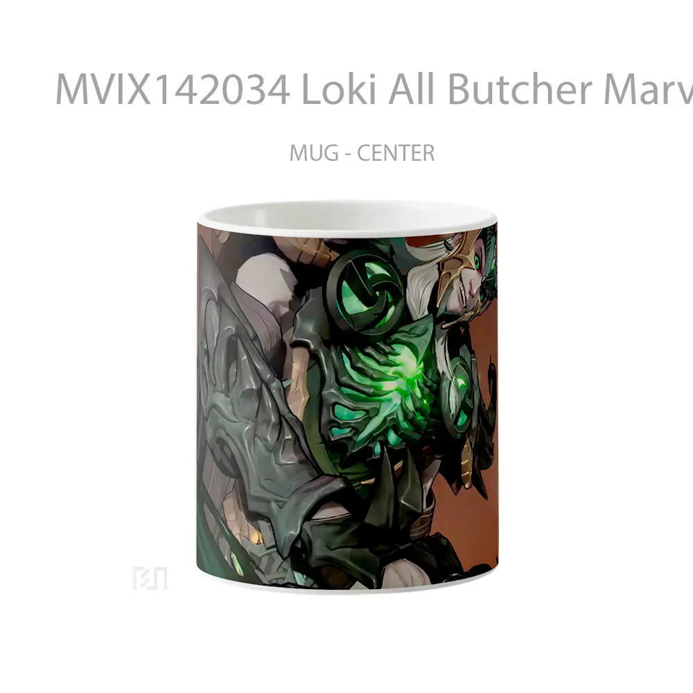 Mug Loki All Butcher Marvel Rivals Ski Gelas Superhero