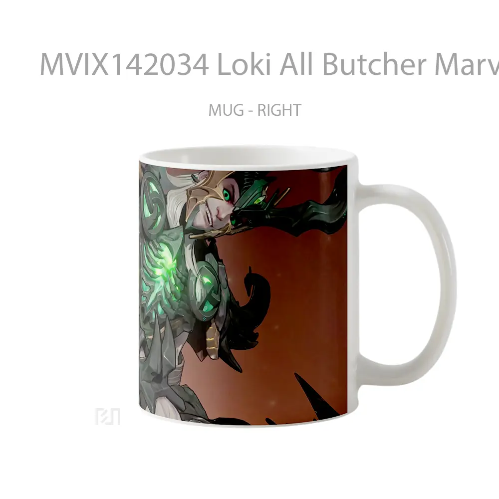 Mug Loki All Butcher Marvel Rivals Ski Gelas Superhero - All-side / Desain