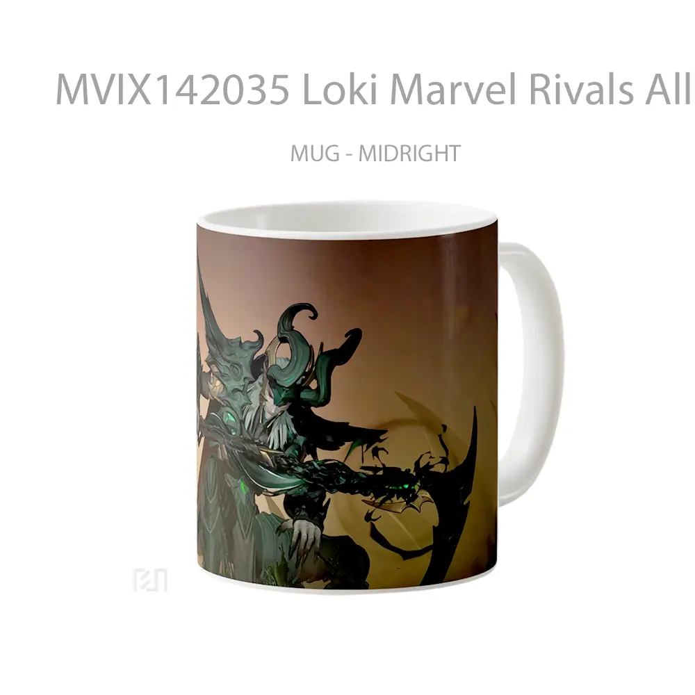 Mug Loki Marvel Rivals All Butcher Ski Gelas Superhero - All-side / Desain