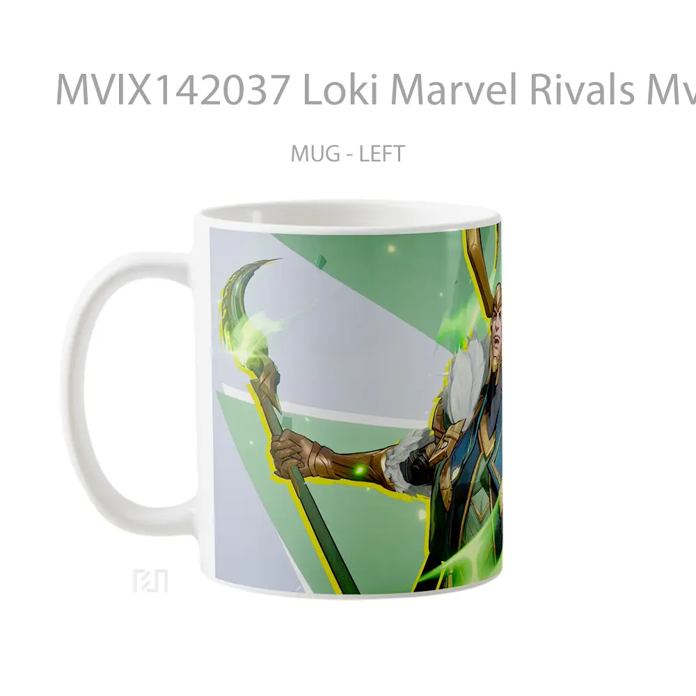 Mug Loki Marvel Rivals Mv Gelas Superhero - All-side / Desain