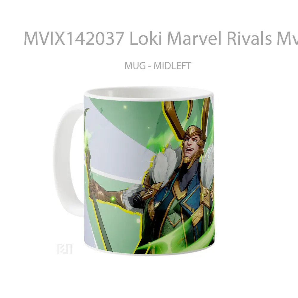 Mug Loki Marvel Rivals Mv Gelas Superhero - All-side / Desain