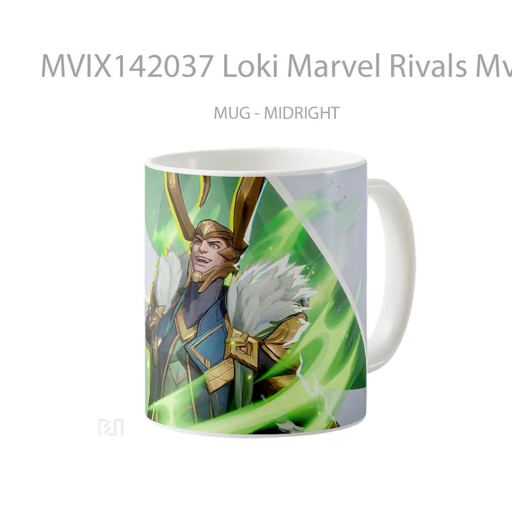 Mug Loki Marvel Rivals Mv Gelas Superhero - All-side / Desain