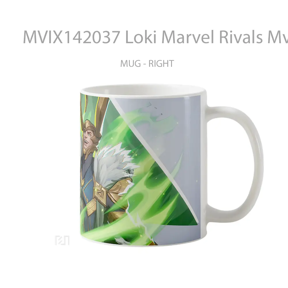 Mug Loki Marvel Rivals Mv Gelas Superhero - All-side / Desain