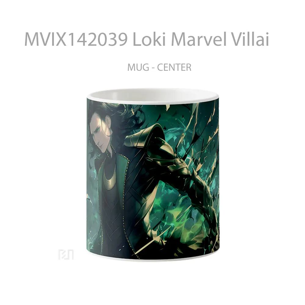 Mug Loki Marvel Villai Gelas Superhero