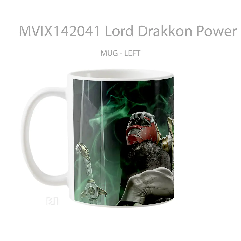 Mug Lord Drakkon Power Ranger Villain Gelas Keramik Unik - All-side / Desain