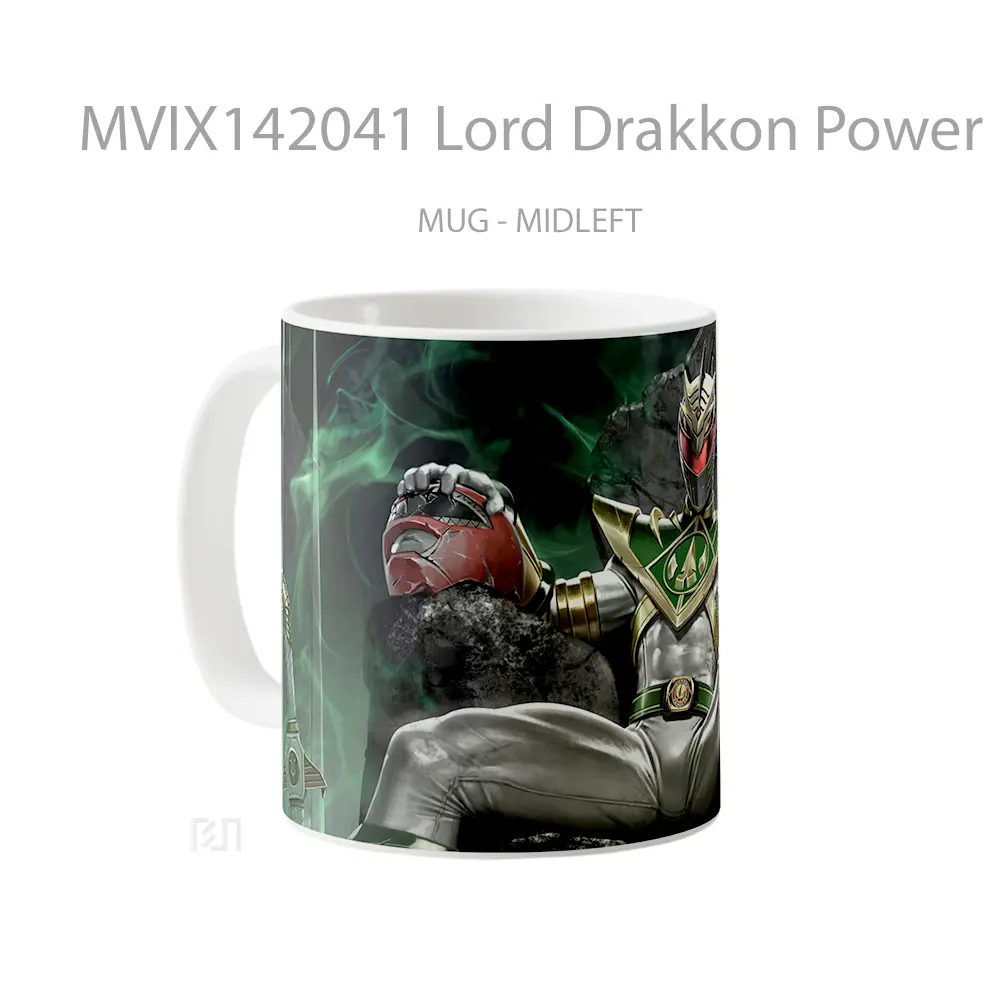 Mug Lord Drakkon Power Ranger Villain Gelas Keramik Unik - All-side / Desain