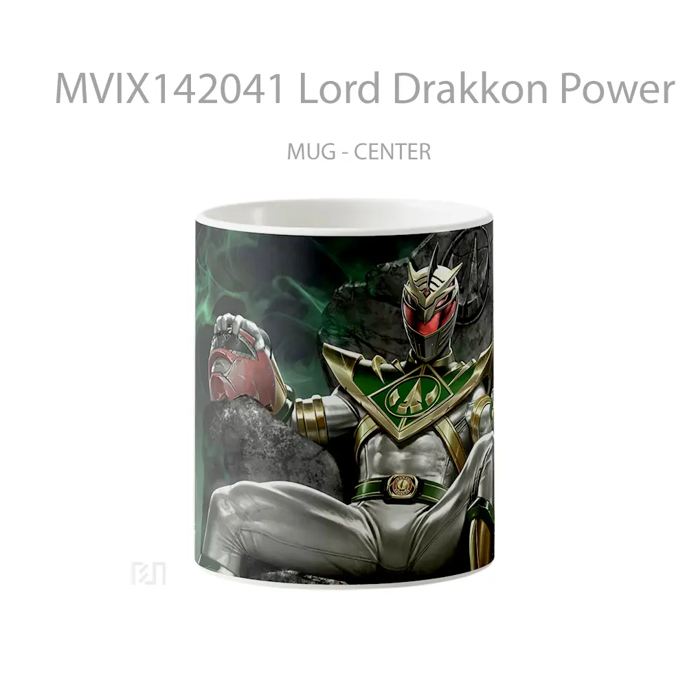 Mug Lord Drakkon Power Ranger Villain Gelas Keramik Unik