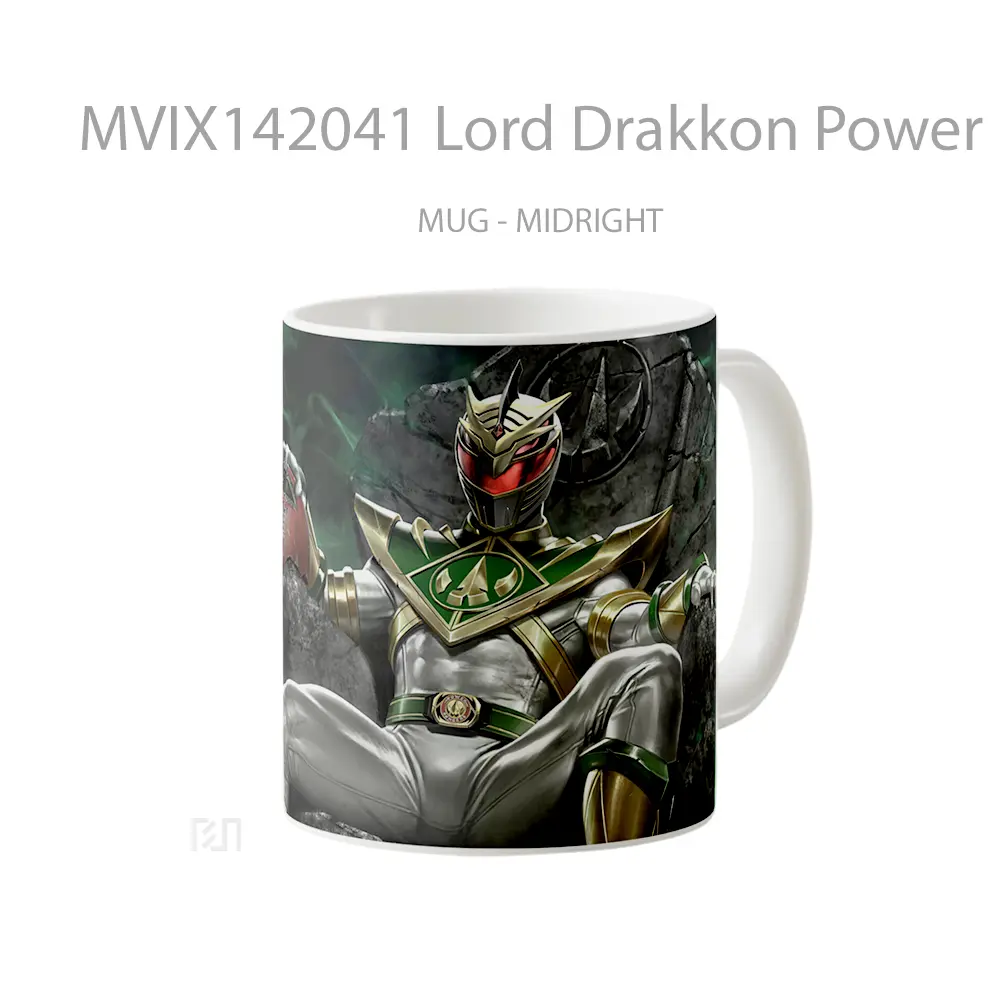 Mug Lord Drakkon Power Ranger Villain Gelas Keramik Unik - All-side / Desain