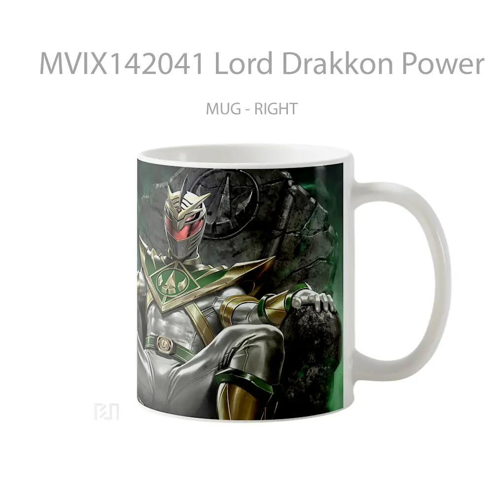 Mug Lord Drakkon Power Ranger Villain Gelas Keramik Unik - All-side / Desain