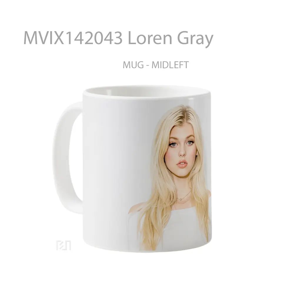 Mug Loren Gray Gelas Keramik Unik - All-side / Desain