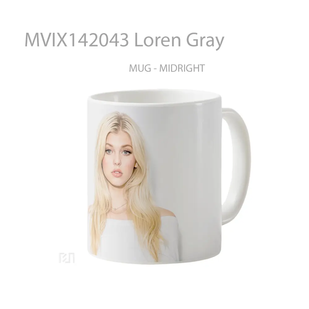 Mug Loren Gray Gelas Keramik Unik - All-side / Desain