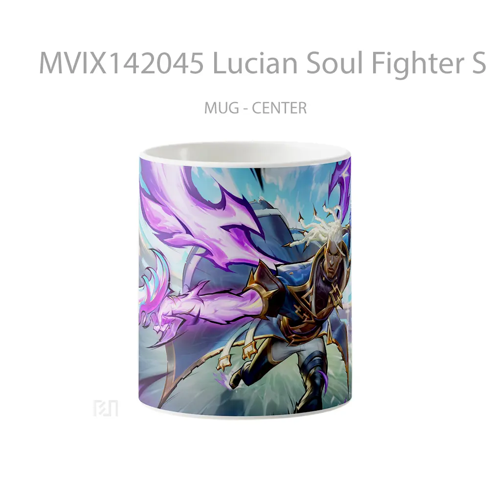 Mug Lucian Soul Fighter Skin Lol Wild Rift Splash Art Cangkir Gamer