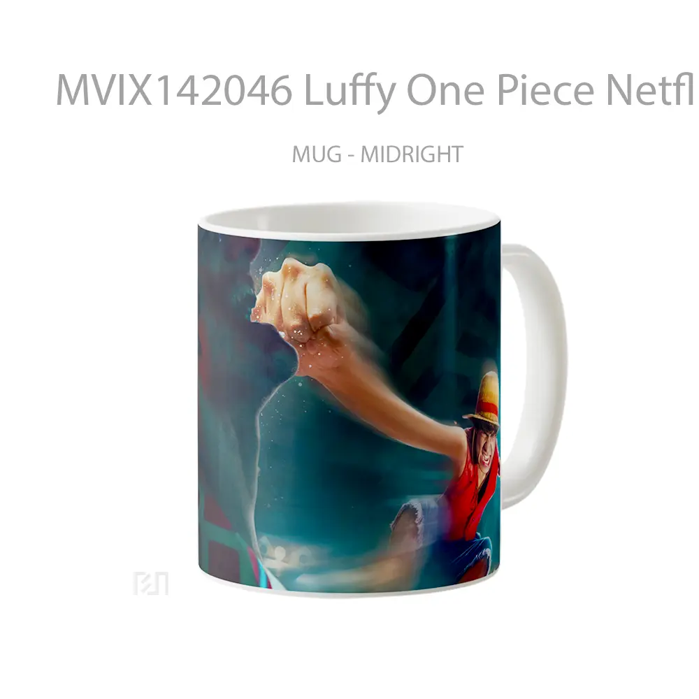 Mug Luffy One Piece Netflix Cangkir Anime - All-side / Desain