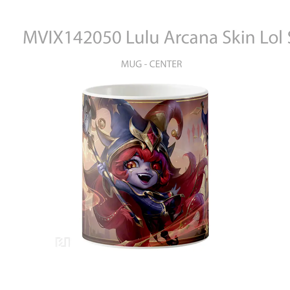 Mug Lulu Arcana Skin Lol Splash Art Cangkir Gamer