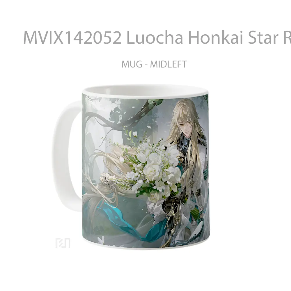 Mug Luocha Honkai Star Rail Gelas Keramik Unik - All-side / Desain