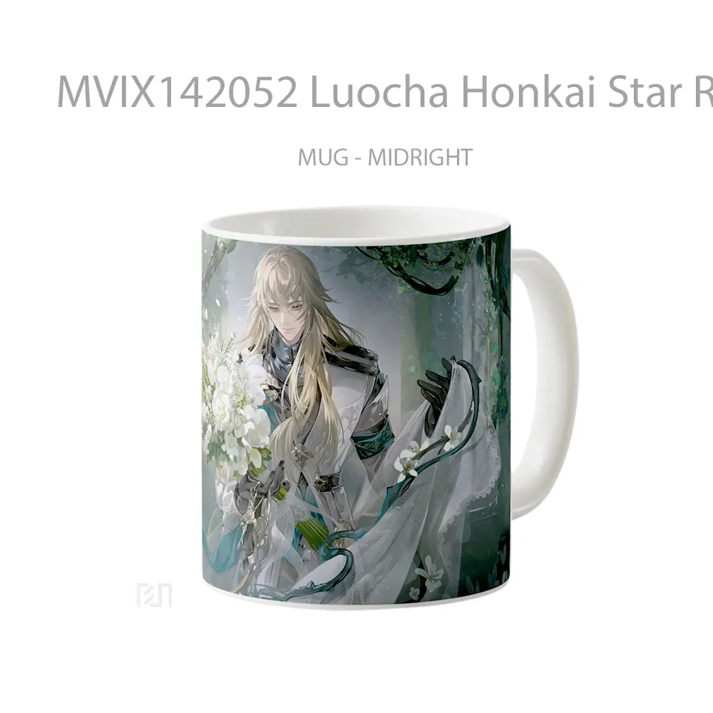 Mug Luocha Honkai Star Rail Gelas Keramik Unik - All-side / Desain