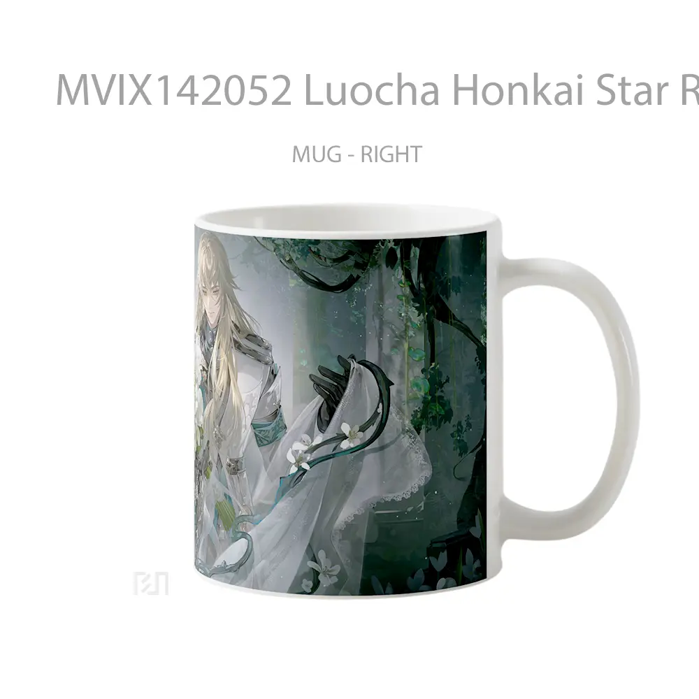 Mug Luocha Honkai Star Rail Gelas Keramik Unik - All-side / Desain
