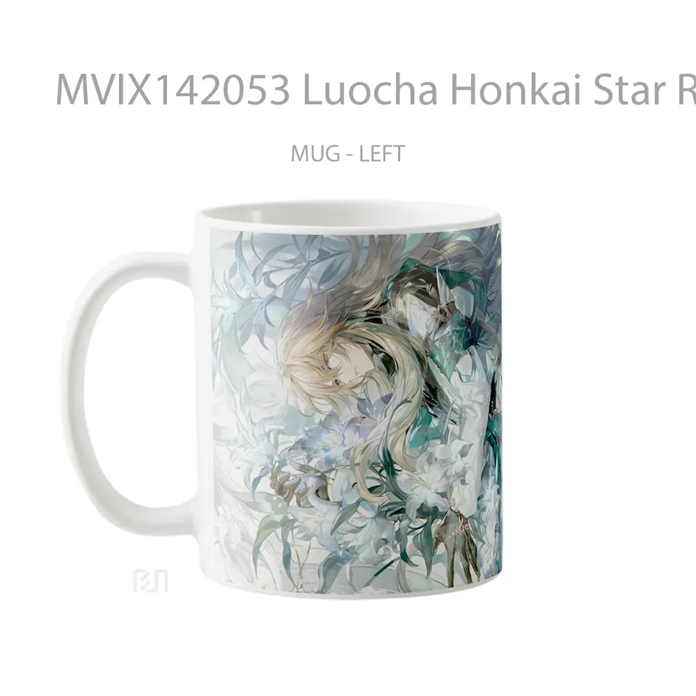 Mug Luocha Honkai Star Rail Gelas Keramik Unik - All-side / Desain
