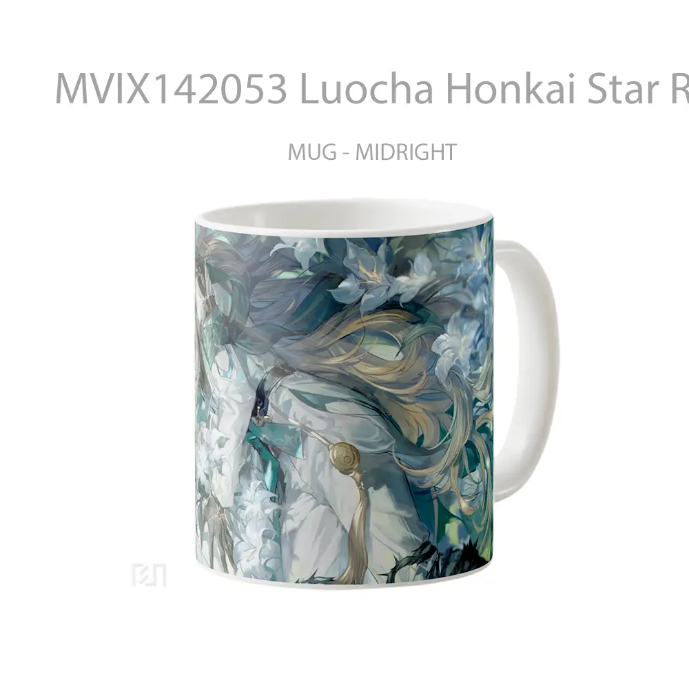 Mug Luocha Honkai Star Rail Gelas Keramik Unik - All-side / Desain