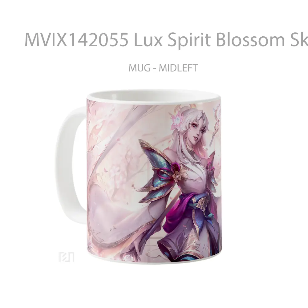 Mug Lux Spirit Blossom Skin Lol Splash Art Cangkir Gamer - All-side / Desain