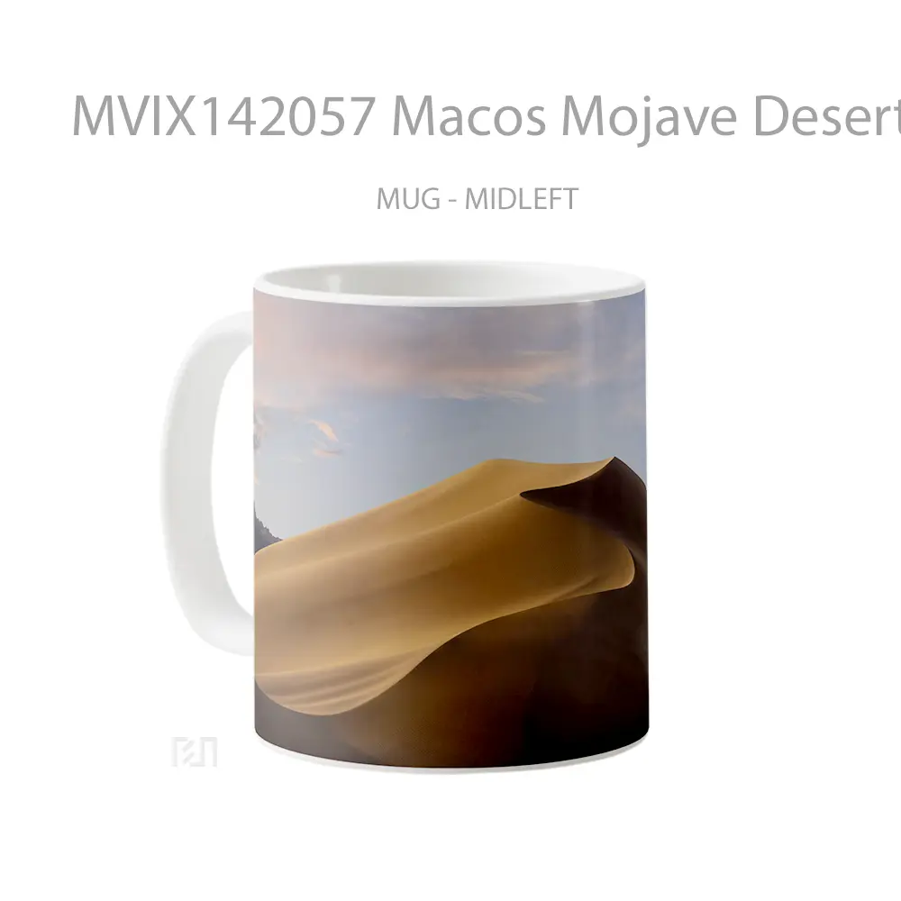 Mug Macos Mojave Desert Background Gelas Keramik Unik - All-side / Desain