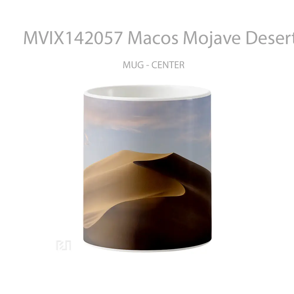 Mug Macos Mojave Desert Background Gelas Keramik Unik