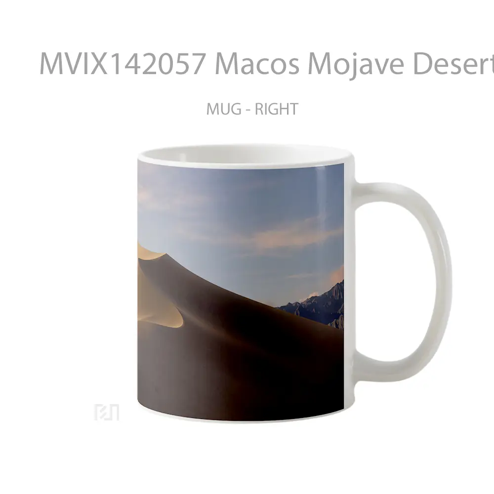 Mug Macos Mojave Desert Background Gelas Keramik Unik - All-side / Desain