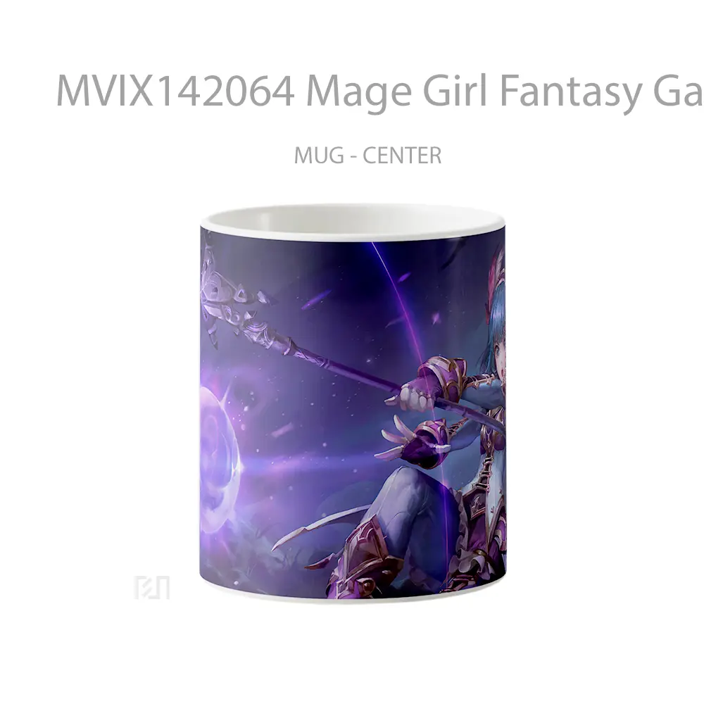 Mug Mage Girl Fantasy Game Talion Gelas Hewan Lucu