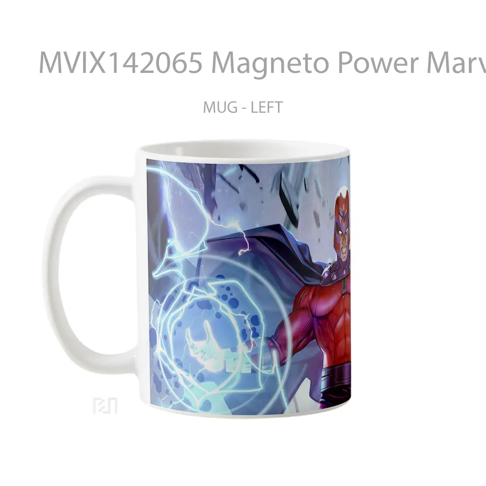 Mug Magneto Power Marve Gelas Keramik Unik - All-side / Desain