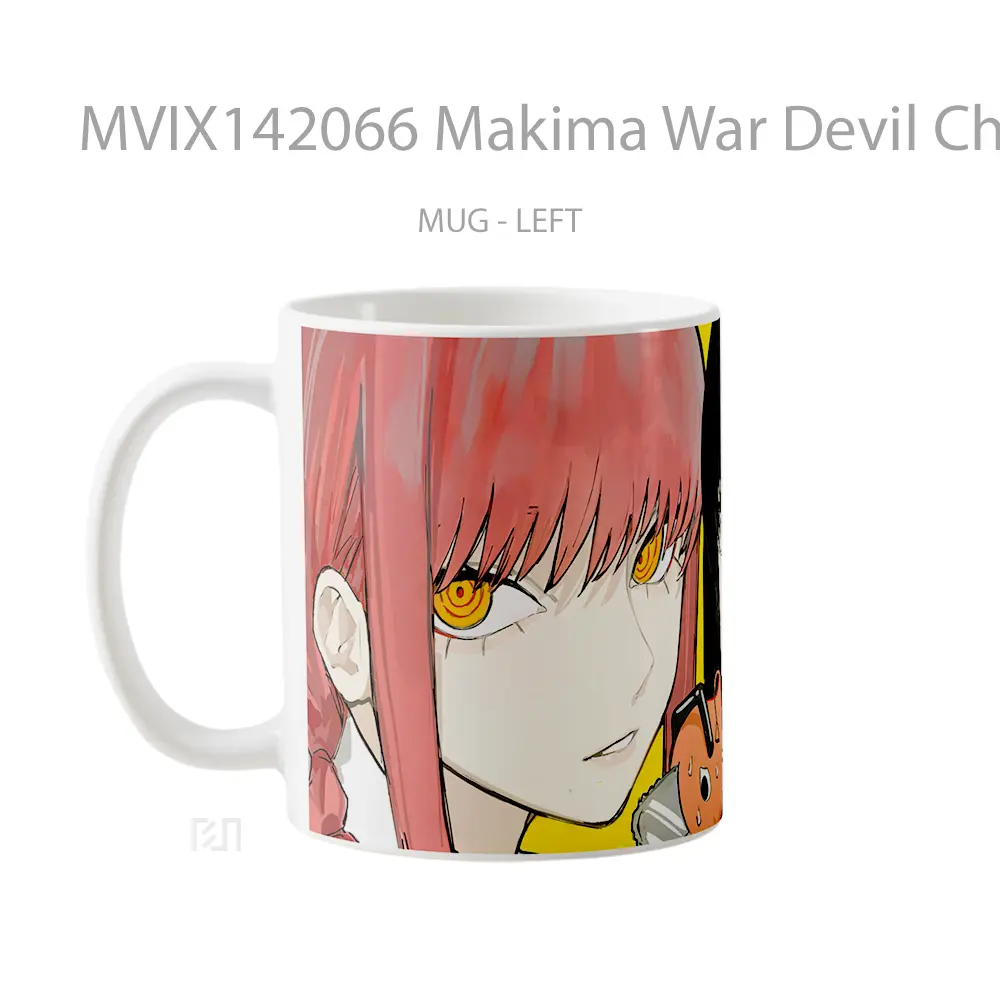 Mug Makima War Devil Chainsaw Man Gelas Keramik Unik - All-side / Desain