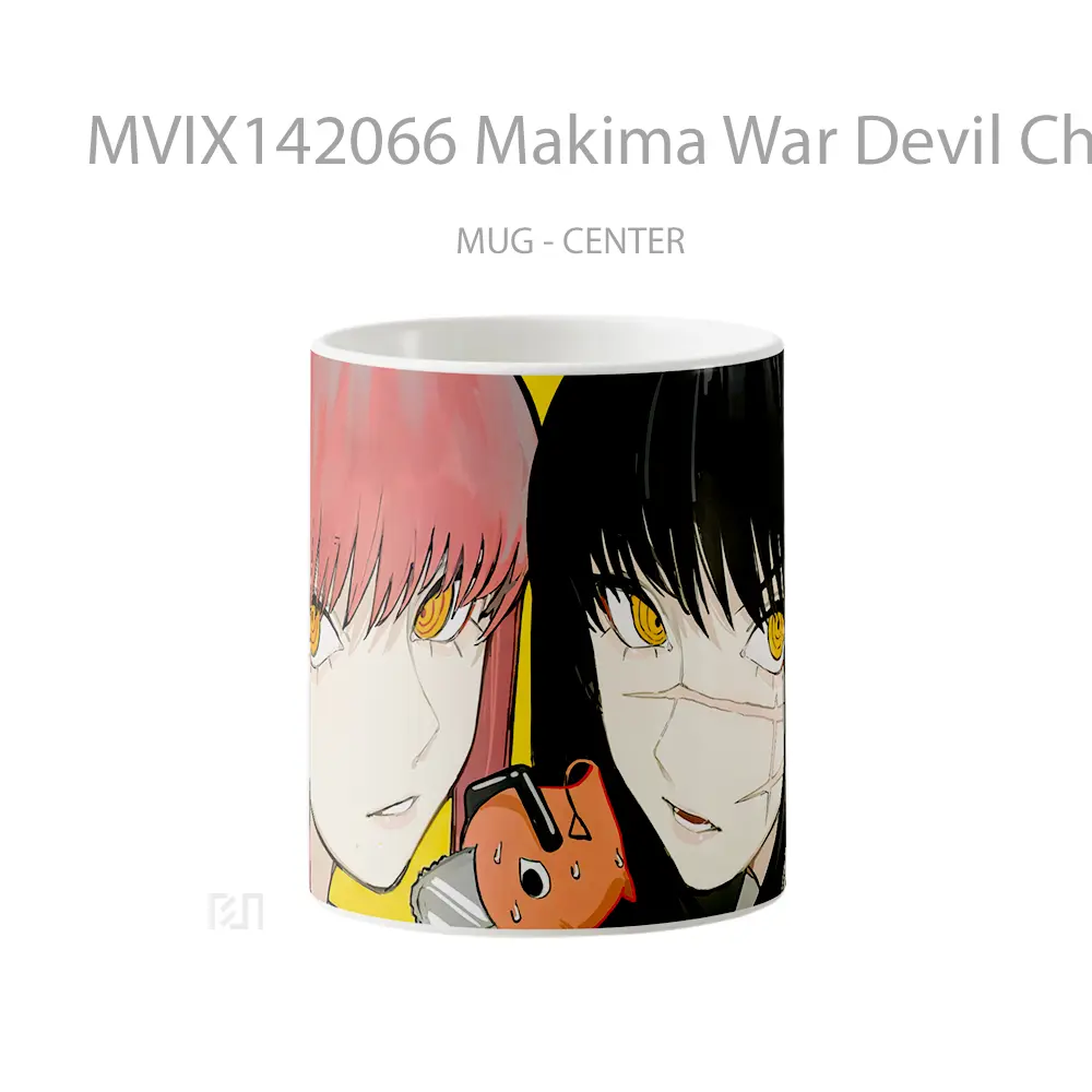 Mug Makima War Devil Chainsaw Man Gelas Keramik Unik