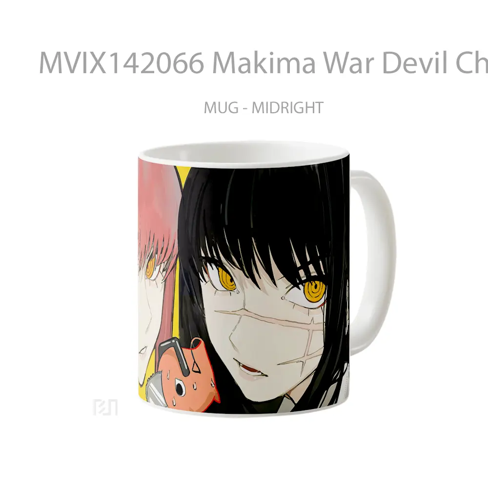 Mug Makima War Devil Chainsaw Man Gelas Keramik Unik - All-side / Desain