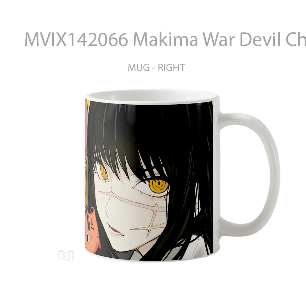 Mug Makima War Devil Chainsaw Man Gelas Keramik Unik - All-side / Desain